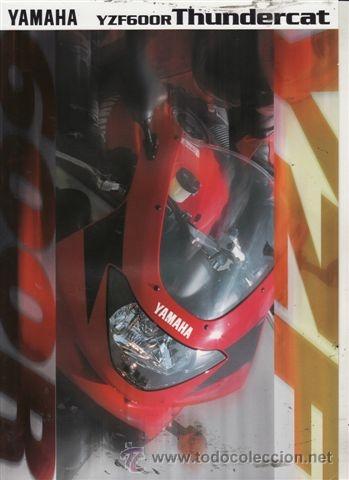 Coches y motocicletas: CAT&Aacute;LOGO PUBLICITARIO YAMAHA YZF 600R THUNDERCAT.
