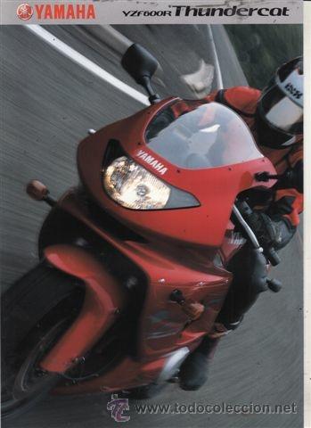 Coches y motocicletas: CAT&Aacute;LOGO PUBLICITARIO YAMAHA YZF 600R THUNDERCAT.