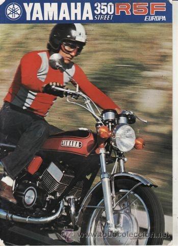 Coches y motocicletas: CAT&Aacute;LOGO PUBLICITARIO YAMAHA 350 STREET R5F.