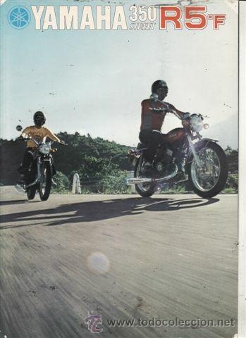 Coches y motocicletas: CAT&Aacute;LOGO PUBLICITARIO YAMAHA 350 STEET R5 F.
