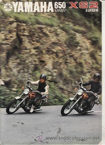 Coches y motocicletas: CAT&Aacute;LOGO PUBLICITARIO YAMAHA 650 STREET XS2.