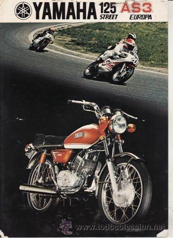 Coches y motocicletas: CAT&Aacute;LOGO PUBLICITARIO YAMAHA 125 STREET AS3.