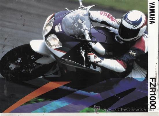 Coches y motocicletas: CAT&Aacute;LOGO PUBLICITARIO YAMAHA FRR 1000.