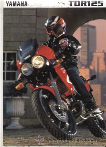 Coches y motocicletas: CAT&Aacute;LOGO PUBLICITARIO YAMAHA TDR 125.
