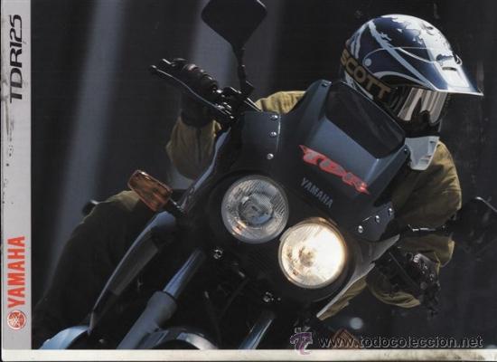 Coches y motocicletas: CAT&Aacute;LOGO PUBLICITARIO YAMAHA TDR 125.