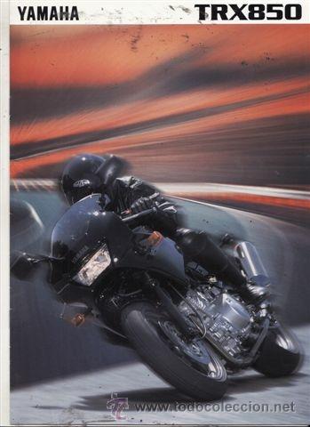 Coches y motocicletas: CAT&Aacute;LOGO PUBLICITARIO YAMAHA TRX 850.