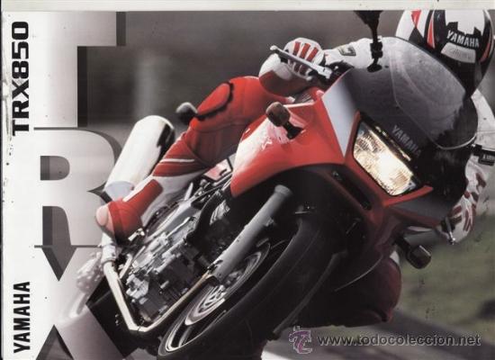 Coches y motocicletas: CAT&Aacute;LOGO PUBLICITARIO YAMAHA TRX 580.