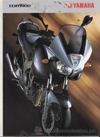 Coches y motocicletas: CAT&Aacute;LOGO PUBLICITARIO YAMAHA TDM 900.
