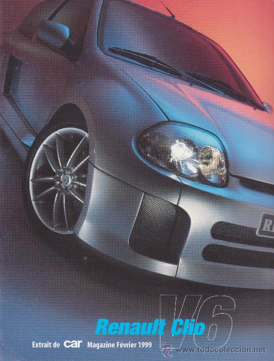 Cars and Motorcycles: RENAULT CLIO V6 1999