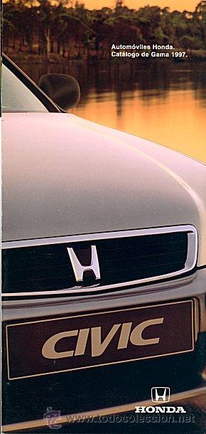 Coches y Motocicletas: HONDA GAMA 1997   CATALOGO MARCA