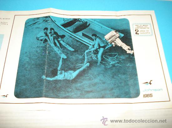 Coches y Motocicletas: Antiguo Catalogo de Motores Fuera Borda y Propulsi&oacute;n a Traves de Popa de JOHNSON del A&ntilde;o 1965 .