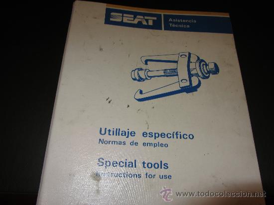 Coches y motocicletas: SEAT UTILLAGE ESPECIFICO