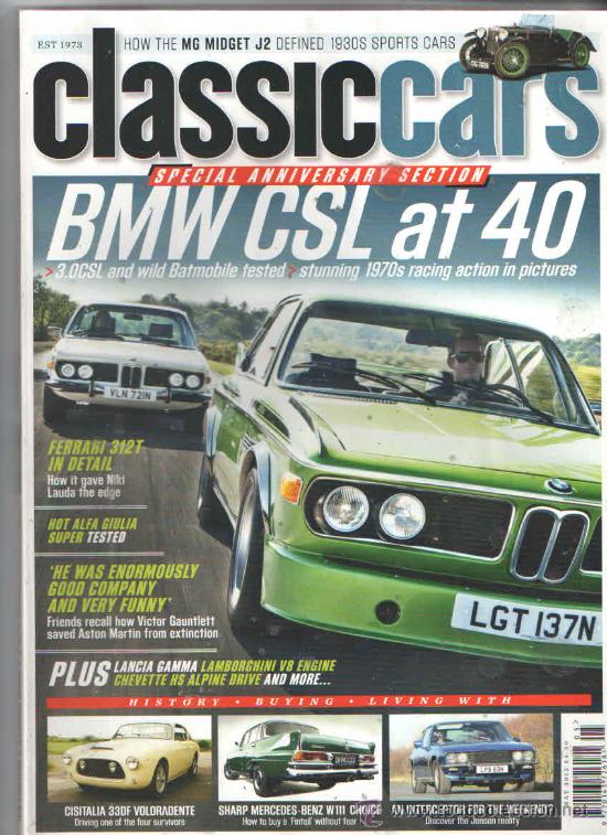 Coches y motocicletas: CLASSIC CARS: BMW 3.0 CSL; MG MIDGET; LANCIA GAMMA; JENSEN INTERCEPTOR; MERCEDES W111; ETC...