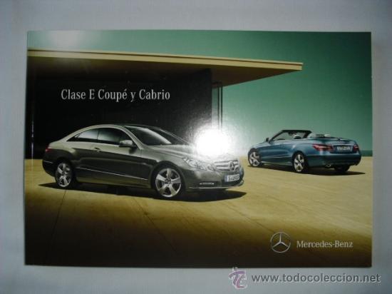 Voitures et Motocyclettes: Cat&aacute;logo Mercedes Clase E Coup&eacute; y Cabrio. Febrero 2011. En espa&ntilde;ol