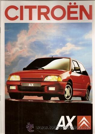 Coches y Motocicletas: Folleto Citroen AX