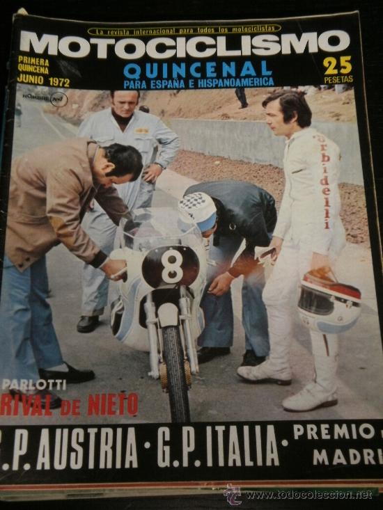 Coches y Motocicletas: MOTOCICLISMO 1&ordf; QUINCENA - JUN 1972 - GP AUSTRIA / MONTESA 123 / TRIAL EN ESCOCIA