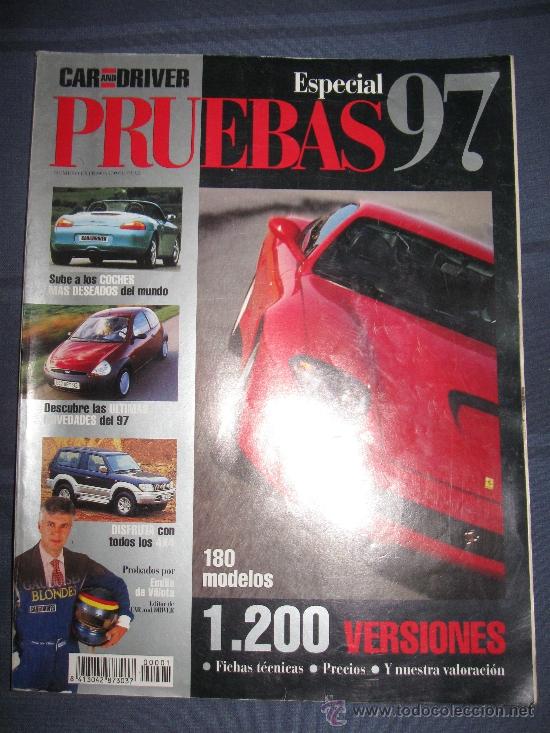 Coches y Motocicletas: QUEX AUTOMOVIL - AUTO CATALOGO COCHES PRUEBAS CAR AND DRIVER 1997