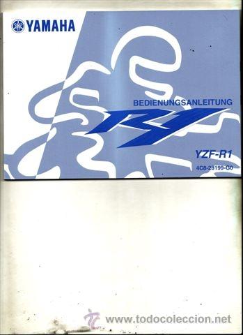 Coches y motocicletas: MANUAL DEL PROPIETARIO YAMAHA YZF-R1 (ORIGINAL) IDIOMA ALEMAN.
