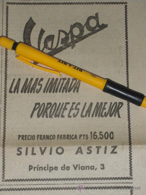 Coches y Motocicletas: PUBLICIDAD DE MOTO VESPA.