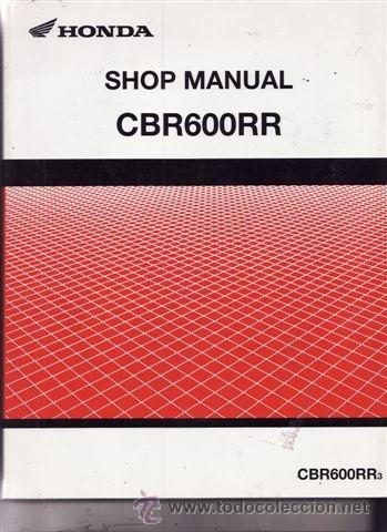 Coches y motocicletas: MANUAL DE TALLER HONDA CBR 600 RR (ORIGINAL) IDIOMA INGLES.