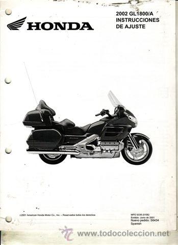 Coches y motocicletas: REVISTA HONDA GL 1800/A A&Ntilde;O 2002 (ORIGINAL) IDIOMA ESPA&Ntilde;OL 13 P&Aacute;GINAS.