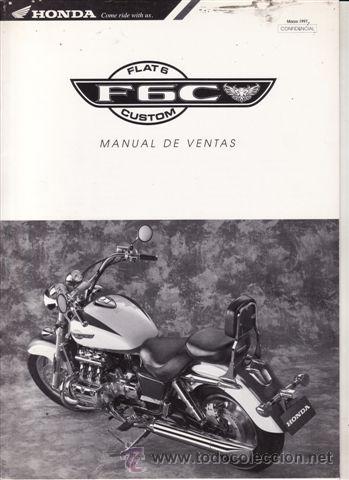 Coches y motocicletas: CATALOGO PUBLICITARIO HONDA F6C (ORIGINAL) IDIOMA ESPA&Ntilde;OL 23 P&Aacute;GINAS.