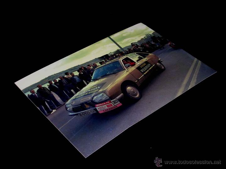 Coches y Motocicletas: Fotograf&iacute;a Citro&euml;n GS Wilkinson, original Vuelta Ciclista a Espa&ntilde;a 1978. Tama&ntilde;o 10 x 15 cms.