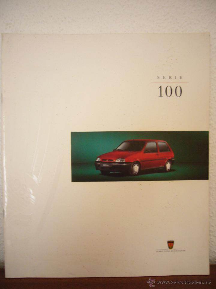 Coches y motocicletas: CAT&Aacute;LOGO PUBLICITARIO ROVER 100 1995 (ESPA&Ntilde;OL)