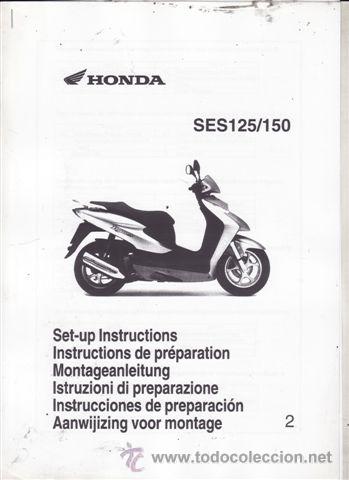 Coches y motocicletas: INSTRUCCIONES DE PREPARACION HONDA NES 125/150 A&Ntilde;O 2000 (ORIGINAL) 8 PAGINAS.