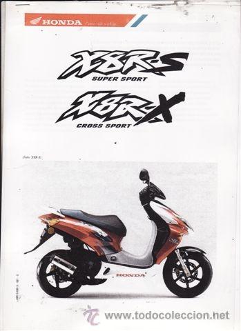 Coches y motocicletas: HONDA X8R-S SUPER SPORT Y HONDA X8R-X CROSS SPORT (ORIGINAL) 13 PAGINAS.