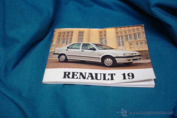 Carros e motociclos: MANUAL DE USO Y CONSERVACI&Oacute;N DEL RENAULT 19 DEL 92 M&Aacute;S REGALO