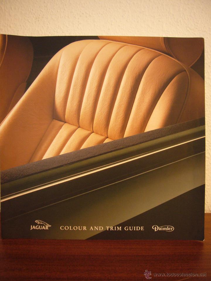 Coches y Motocicletas: CATALOGO DE PINTURAS Y TAPICERIAS JAGUAR-DAIMLER 1992 (INGL&Eacute;S)