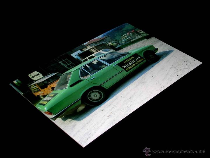 Coches y Motocicletas: Fotograf&iacute;a BMW serie 5 Wilkinson, original Vuelta Ciclista a Espa&ntilde;a 1978. Tama&ntilde;o 10 x 15 cms.