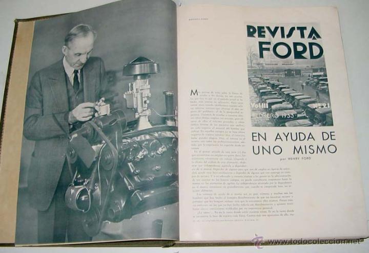 Carros e motociclos: Revista de la compa&ntilde;&iacute;a de coches FORD - Tomo  1933 - MAZA, Juan (Director), Barcelona. A&ntilde;o 1933 (Tom
