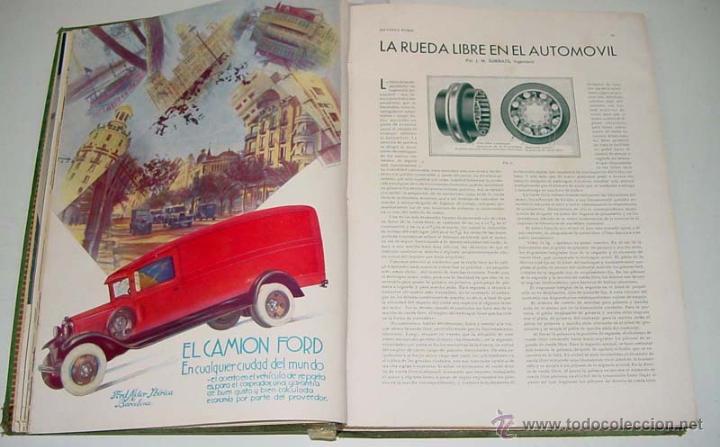 Carros e motociclos: Revista de la compa&ntilde;&iacute;a de coches FORD -  MAZA, Juan (Director), Barcelona. A&ntilde;o A&ntilde;o 1932 (Tomo III),