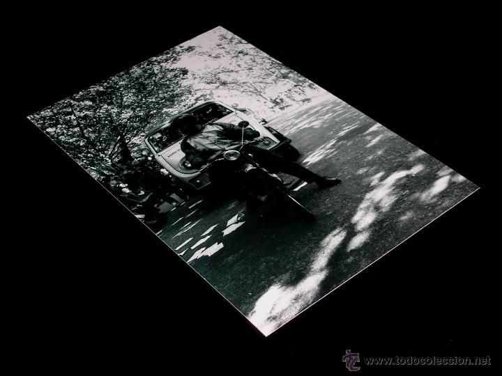 Coches y Motocicletas: Fotograf&iacute;a Motocicleta + DKW F89-L Wynn&acute;s. Original Vuelta Ciclista Espa&ntilde;a 1965. 10 x 15 cms.