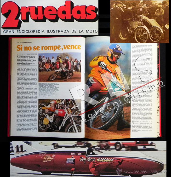 Automobili e Motociclette: 2 RUEDAS GRAN ENCICLOPEDIA ILUSTRADA DE LA MOTO 1 HISTORIA MOTOS PILOTOS MARCAS DEPORTE MOTOR LIBRO