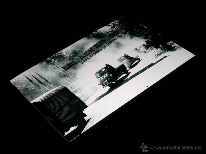 Coches y Motocicletas: Fotograf&iacute;a Motocarro. Original Vuelta Ciclista Espa&ntilde;a 1964. 10 x 15 cms.