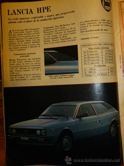 Coches y motocicletas: anuncio prensa lancia hpe 80s