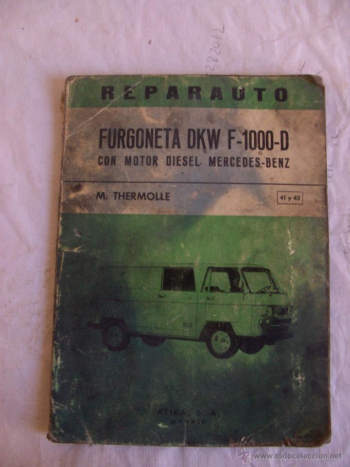 Cars and Motorcycles: reparauto furgoneta dkw f-1000-d
