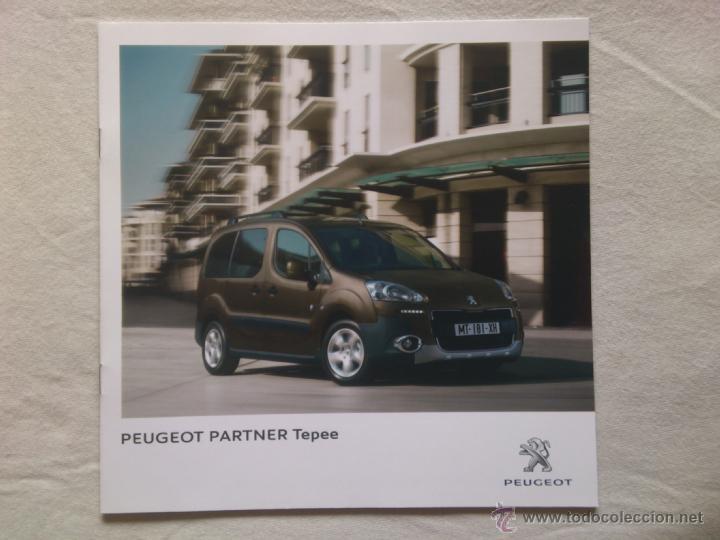 Coches y Motocicletas: Cat&aacute;logo Peugeot Partner Tepee. marzo 2012. En espa&ntilde;ol