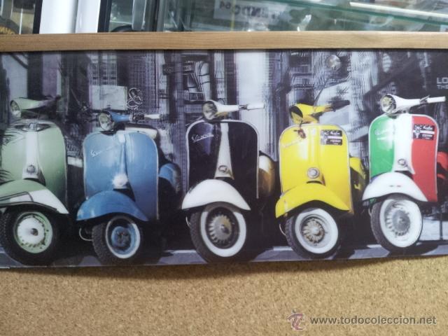Coches y Motocicletas: CUADRO HOLOGRAFICO COLECCION MOTOS VESPA - PRECIOSO