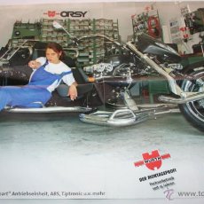 Coches y Motocicletas: DOBLE POSTER ORIGINAL DE BOOM TRIKES - 56 X 42 CM. Lote 44143927