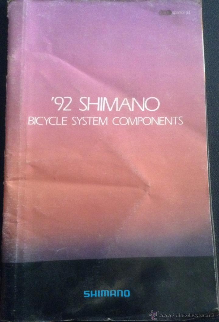 Automobili e Motociclette: catalogo de componentes y recambios para bicicleta a&ntilde;os 90 shimano 1992
