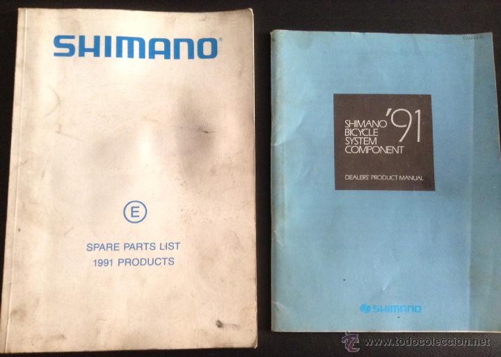 Automobili e Motociclette: catalogo y despiece de partes de componentes para bicicleta shimano de 1991