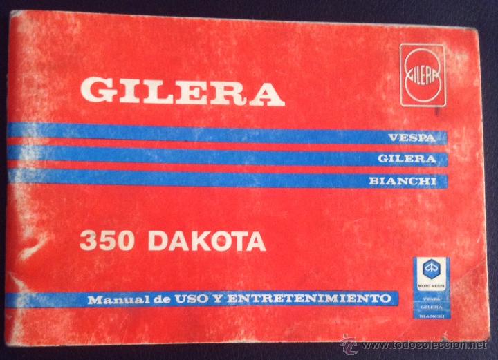 Automobili e Motociclette: manual de uso y entretenimiento original gilera 350 dakota