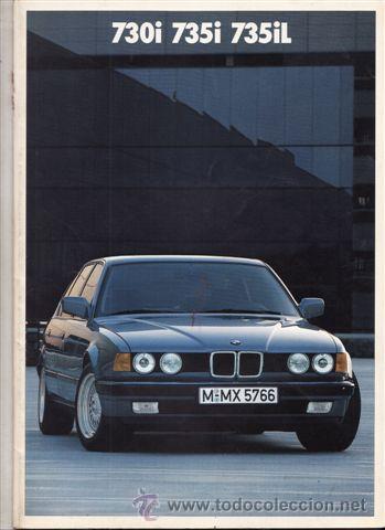 Coches y Motocicletas: CATALOGO PUBLICITARIO BMW 730I BMW 735I Y BMW 735IL (ORIGINAL) IDIOMA ESPA&Ntilde;OL 43 PAGINAS.