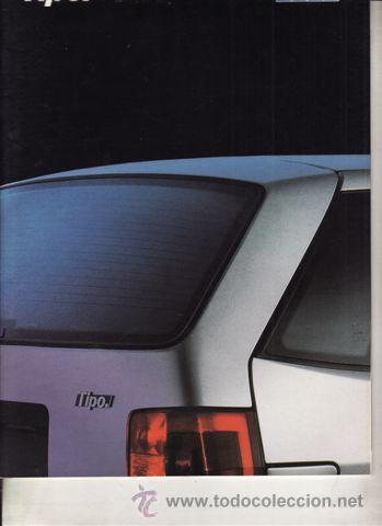 Coches y Motocicletas: CATALOGO PUBLICITARIO FIAT TIPO (ORIGINAL) IDIOMA ESPA&Ntilde;OL 40 PAGINAS.