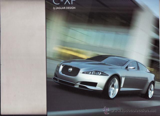 Coches y Motocicletas: CATALOGO PUBLICITARIO JAGUAR C SF (ORIGINAL) IDIOMA INGLES 34 PAGINAS Y 2 CD 1 CD PHOTOGRAPHIC PRINT