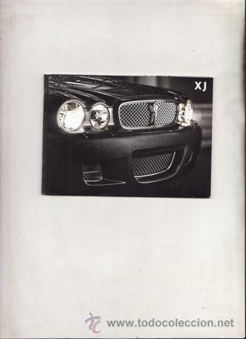 Coches y Motocicletas: CATALOGO PUBLICITARIO JAGUAR XJ (ORIGINAL) IDIOMA INGLES 35 PAGINAS.